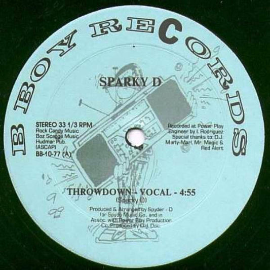 Sparky D : Throwdown (12")