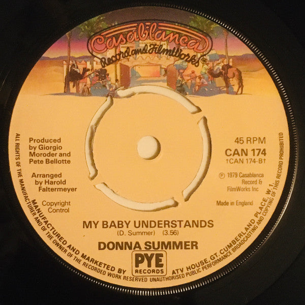 Donna Summer / Barbra Streisand : No More Tears (Enough Is Enough) (7", Single, 4-p)