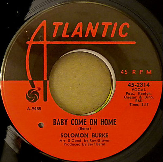 Solomon Burke : Baby Come On Home (7", Single)