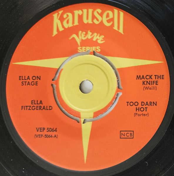 Ella Fitzgerald : Ella On Stage (7", EP)