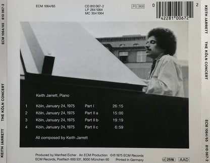 Keith Jarrett : The Köln Concert (CD, Album, RE, PMD)