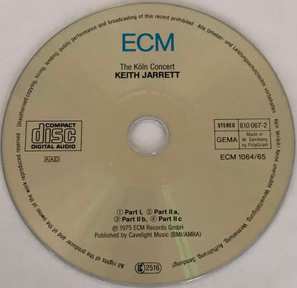 Keith Jarrett : The Köln Concert (CD, Album, RE, PMD)
