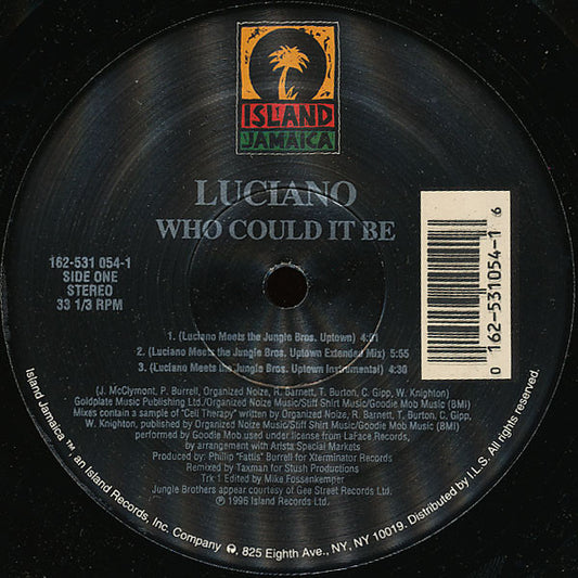 Luciano (2) : Who Could It Be (12")