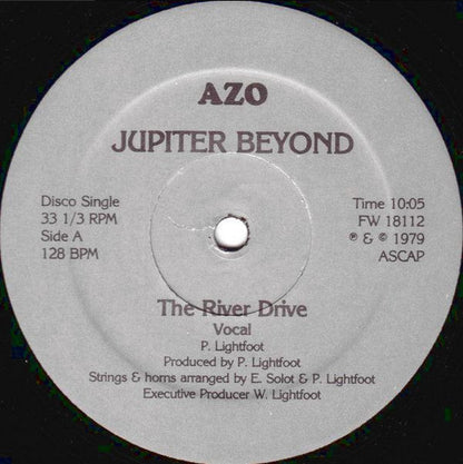 Jupiter Beyond : The River Drive (12")