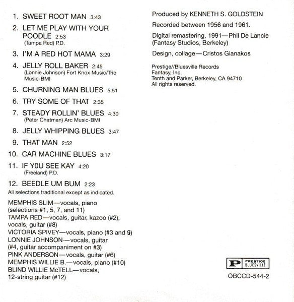 Various : Bawdy Blues (CD, Comp, RE, RM)