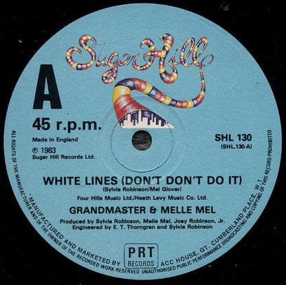 Grandmaster Flash & Melle Mel : White Lines (Don't Don't Do It) (12", 4 t)