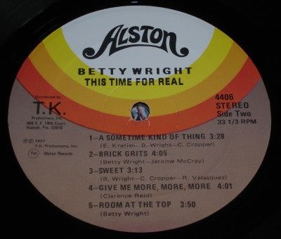 Betty Wright : This Time For Real (LP, Album)