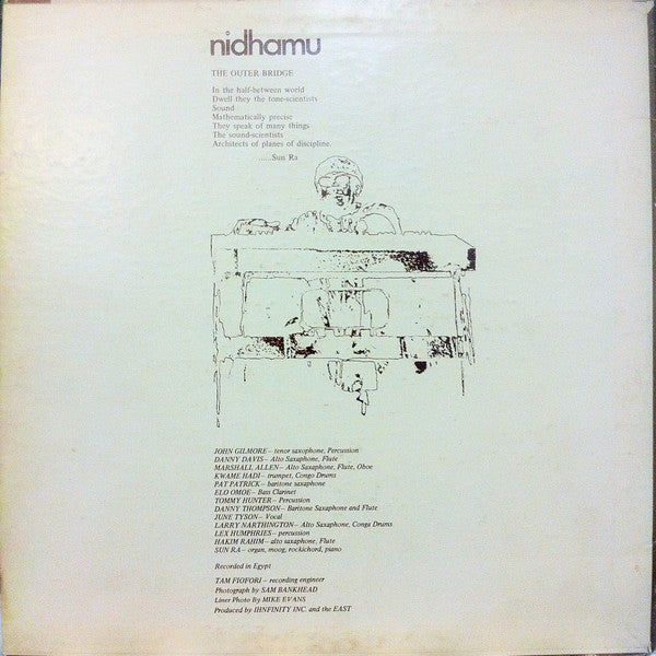 The Sun Ra Arkestra : Nidhamu (Live In Egypt Vol. II) (LP, Album, RP)