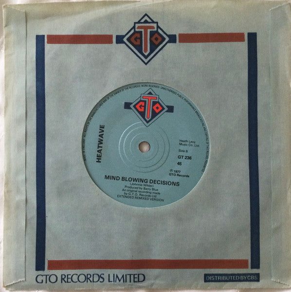 Heatwave : Always And Forever (7", Single)