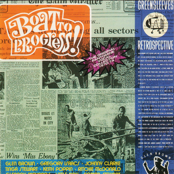 Glen Brown : Boat To Progress! (The Original Pantomine Vocal Collection 1970-74) (CD, Comp)