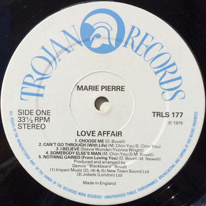 Marie Pierre : Love Affair (LP)