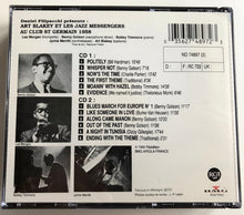 Art Blakey & The Jazz Messengers : A La Mémoire D'Art Blakey - Au Club St Germain 1958 (2xCD, Comp, RE)