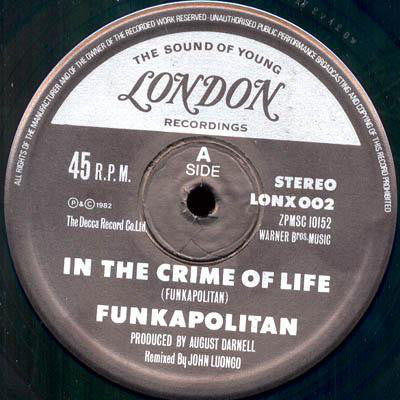 Funkapolitan : In The Crime Of Life (12")