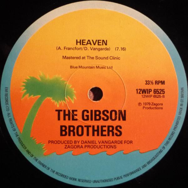Gibson Brothers : Que Sera Mi Vida (12", Single)
