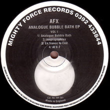 AFX* : Analogue Bubble Bath EP Vol I (12", EP, RE)