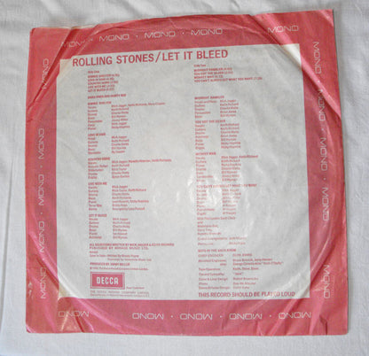 The Rolling Stones : Let It Bleed (LP, Album, Mono)
