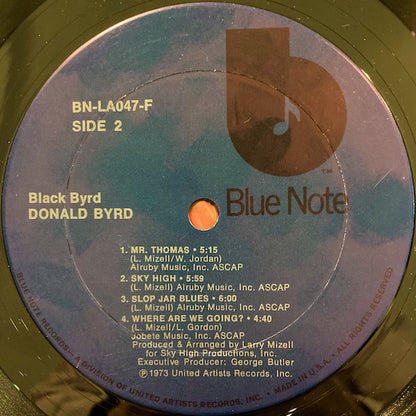 Donald Byrd : Black Byrd (LP, Album, Ter)