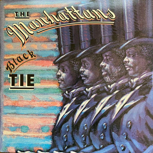 Manhattans : Black Tie (LP, Album, RE, Pit)