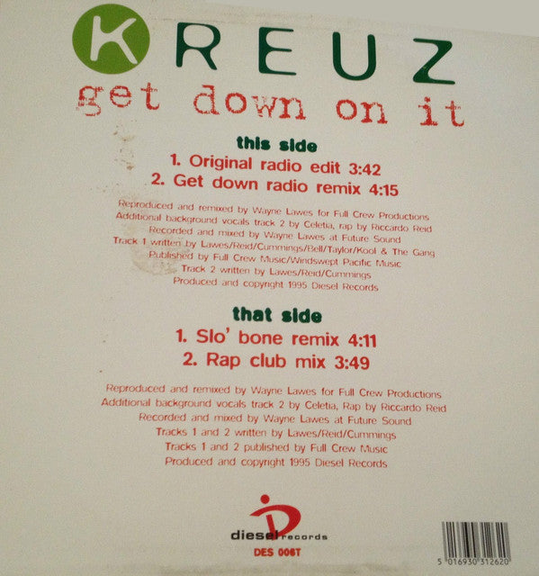 Kreuz : Get Down On It (12")