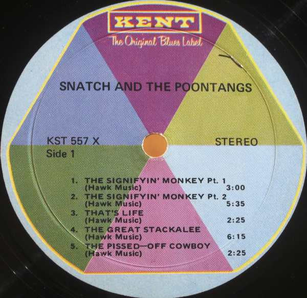 Snatch And The Poontangs : Snatch And The Poontangs (LP, Album, Gat)