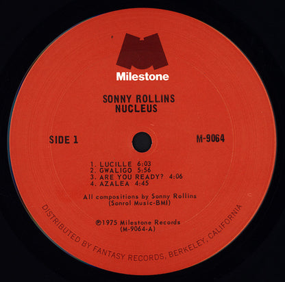 Sonny Rollins : Nucleus (LP, Album, San)