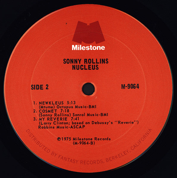 Sonny Rollins : Nucleus (LP, Album, San)