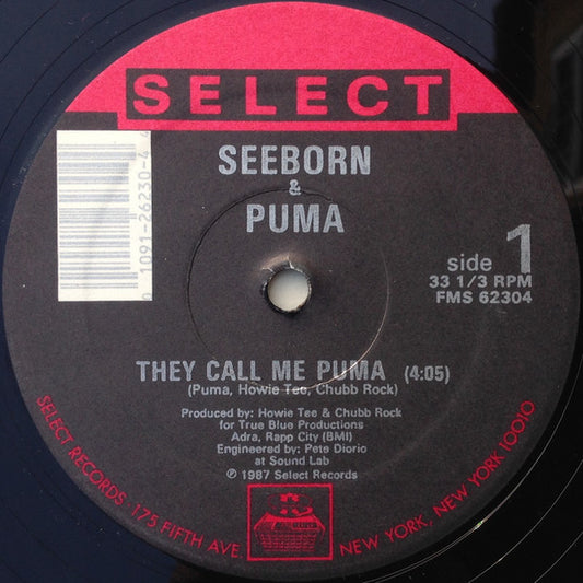 Seeborn & Puma* : They Call Me Puma (12")