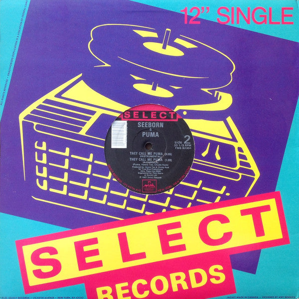 Seeborn & Puma* : They Call Me Puma (12")