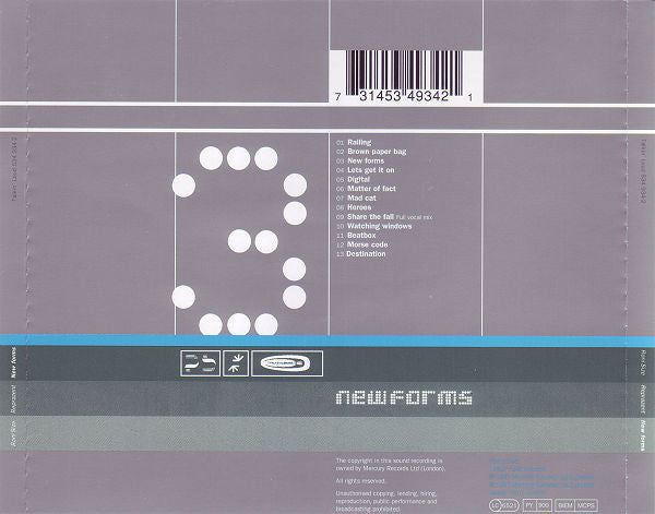Roni Size / Reprazent : New Forms (CD, Album)
