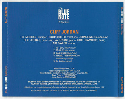 Cliff Jordan* : Cliff Jordan (CD, Album, RE)