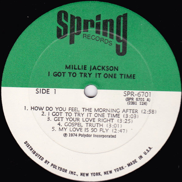 Millie Jackson : I Got To Try It One Time (LP, Album, All)