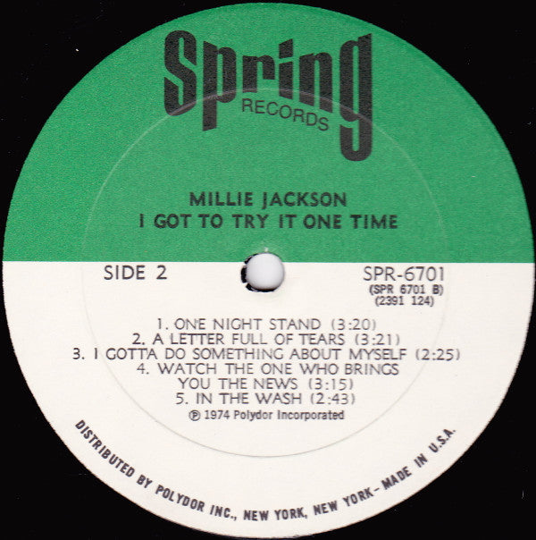 Millie Jackson : I Got To Try It One Time (LP, Album, All)