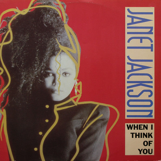 Janet Jackson : When I Think Of You (12", Single)