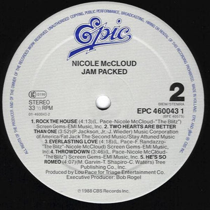 Nicole J McCloud : Jam Packed (LP, Album)