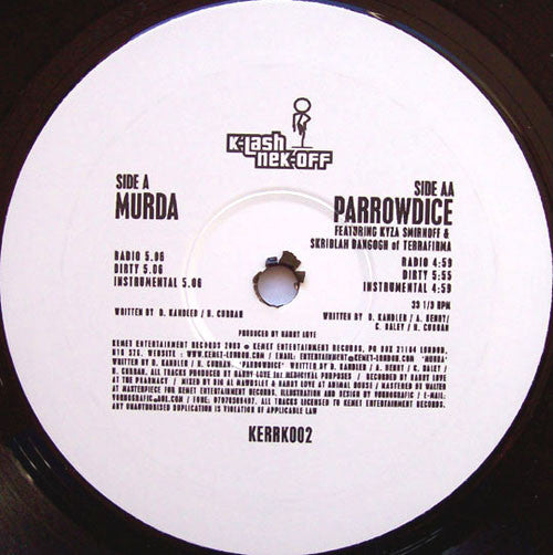 Klashnekoff : Murda In Parrowdice (12")