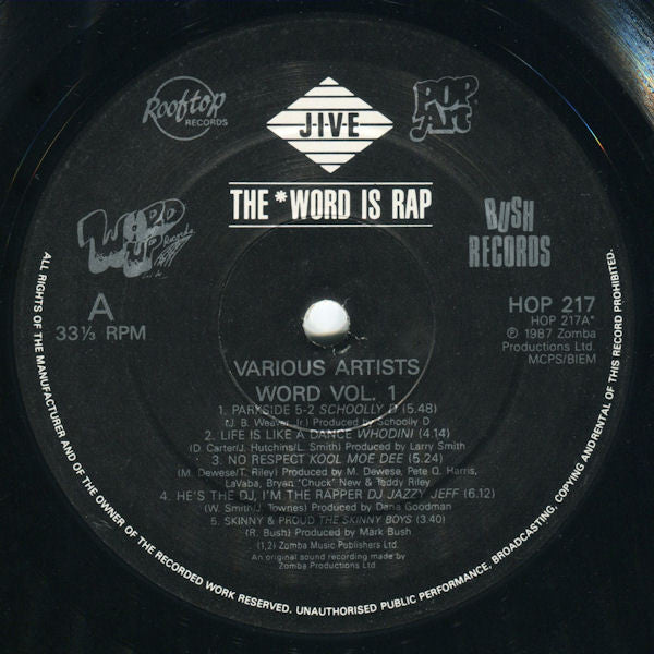 Various : Word Vol. 1 (LP, Comp)
