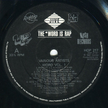 Various : Word Vol. 1 (LP, Comp)