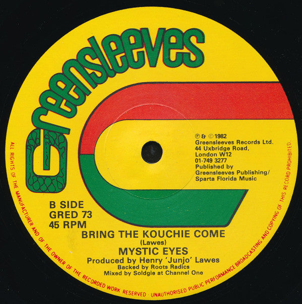 Michael Prophet / Mystic Eyes : Here Comes The Bride / Bring The Kouchie Come (12")