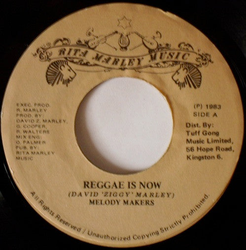The Melody Makers : Reggae Is Now (7")