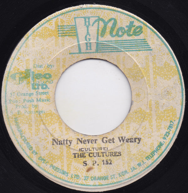 Culture : Natty Never Get Weary (7")