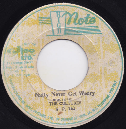 Culture : Natty Never Get Weary (7")