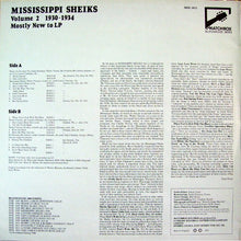 Mississippi Sheiks : Mississippi Sheiks Volume 2 1930-1934: Mostly New To LP (LP, Comp, Mono, RM)