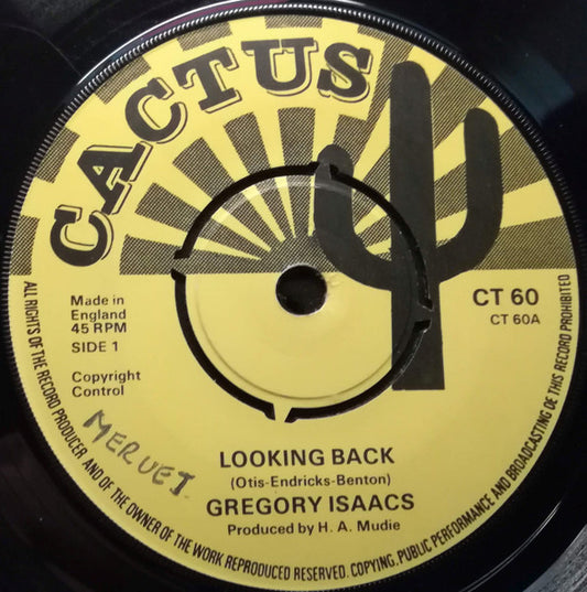 Gregory Isaacs : Looking Back (7", Single)