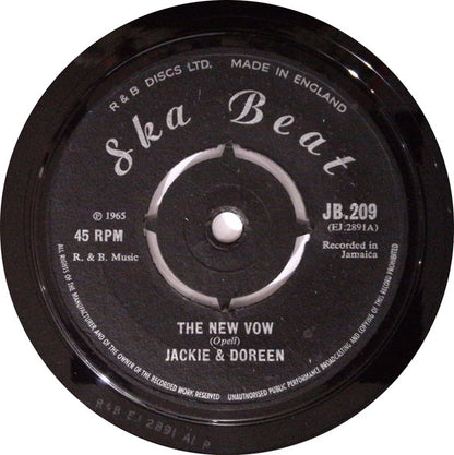 Jackie & Doreen : The New Vow / Adorable You (7", Single, 4 P)