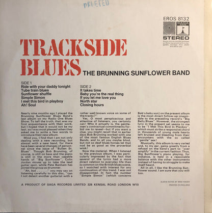 Brunning Sunflower Blues Band : Trackside Blues (LP, Album)