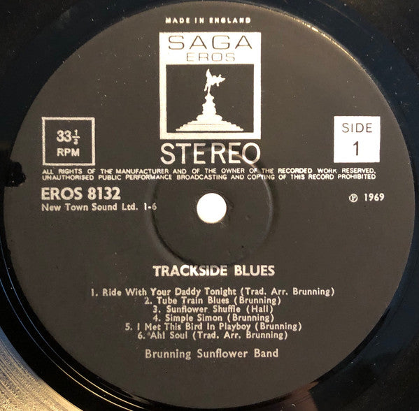 Brunning Sunflower Blues Band : Trackside Blues (LP, Album)