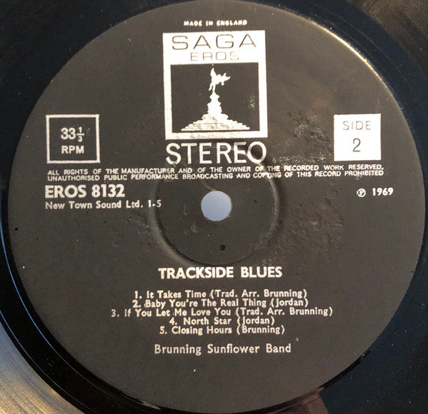Brunning Sunflower Blues Band : Trackside Blues (LP, Album)