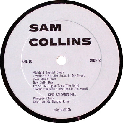 Sam Collins : Crying Sam Collins And His Git-Fiddle (LP, Comp)