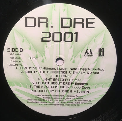 Dr. Dre : 2001 (2xLP, Album)