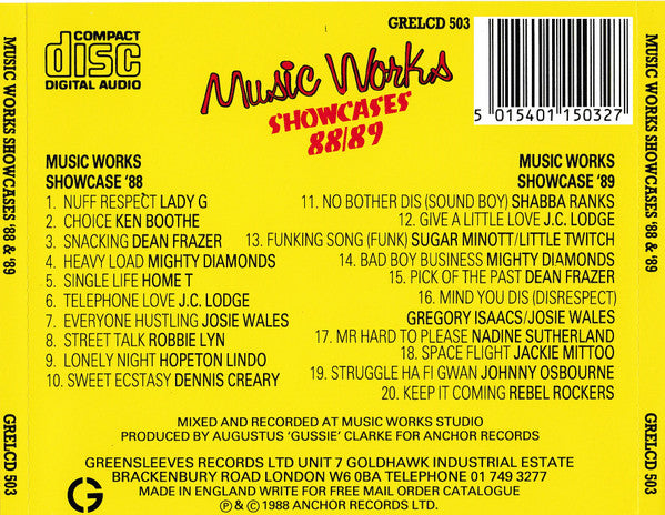 Various : Music Works Showcases 88/89 (CD, Comp)